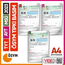 Karakutu Yayınları 2023 YKS-TYT-AYT-MSÜ ÖSYM Çıkmış Soru Tıpkı Basım 3lü Deneme Kitapçıkları Türkiye G. Video Çözümlü