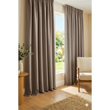 Blackout Perde 2 Parça Işık Geçirmez Güneşlik  Fon Perde Işık Geçirmez Fon Perde 2'li