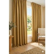 Blackout Perde 2 Parça Işık Geçirmez Karartma Fon Perde Işık Geçirmez Fon Perde 2'li