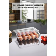 Depa 15 Li Buzdolabı Kapaklı Yumurtalık & Buzdolabı Organizeri