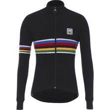 Santini Ucı Wool Büyük Beden Erkek Kışlık Bisiklet Forması