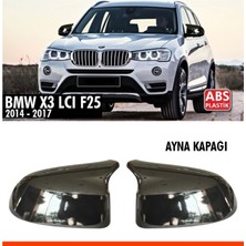 Tuning Vadisi Bmw X3 F25 Batman Yarasa Ayna Kapağı Parlak Siyah / 2014 - 2017
