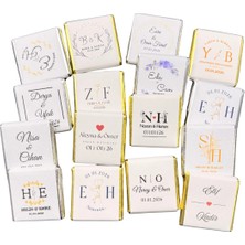 Bubi Çikolata Isme Özel Söz/nişan Çikolatası 112 Adet