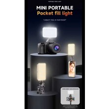 PremiumPort 120 Ledli Çok Renkli Tripod ile Canlı Yayın ve Selfie Işığı
