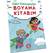 Çocuk Akademi Boyama Kitabım Süper Kahramanlar