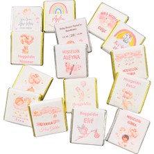 Bubi Çikolata Isme Özel Kız Bebek Çikolatası 144 Adet