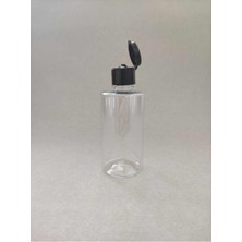 Özbience 50ML Siyah Fliptop Kolonya Şişesi 100 Adet, Temizlik ve Dezenfektan Seti