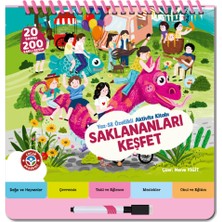 Çocuk Akademi Eğlenceli Saklananları Keşfet Aktivite Kitabı Yaz-Sil Özellikli Renkli Tasarım