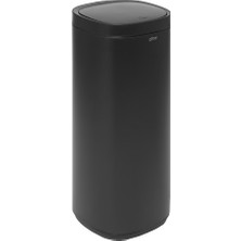 5Five Round 50 L Metal Pedallı Çöp Kovası Siyah | Büyük Hacim, Yavaş Kapanma, Kolay Temizlik Çıkarılabilir Yıkanabilir İç Sepet