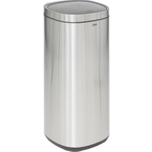 5Five Round 50 L Metal Pedallı Çöp Kovası Çelik | Geniş Kapasite, Yavaş Kapanma, Kolay Temizlik Çıkarılabilir Yıkanabilir İç Sepet