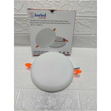 Borsan Ekim Aydınlatma 24 W Ayarlanabilir Yuvarlak Sıva Altı LED Panel Günışığı