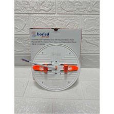 Borsan Ekim Aydınlatma 24 W Ayarlanabilir Yuvarlak Sıva Altı LED Panel Beyaz