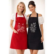 Hulganz Mutfak Önlüğü Seti 2'li Leke Tutmaz Kumaş Karahindiba Bulaşık Önlüğü Çeyizlik Önlük Atölye Önlüğü Önlüğü Sunum Önlüğü Bahçe Önlüğü Şef Önlüğü Barista Kafe Pastane Önlüğü Büfe Önlüğü Piknik Önlüğü