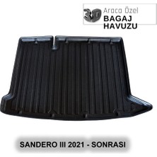 Elorcar Dacıa Sandero Iıı 2021 - Sonrası 3D Bagaj Havuzu