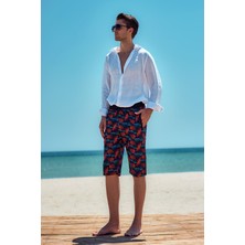 Remsa Mayo Desenli Erkek Şort Kapri Mayo Rks-04 Remsa Mayo