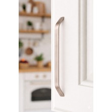 Berfino 5'li Alüminyum Kulp 224 mm – Inox Modern Mobilya Dolap Kulpu (5’li Paket)