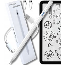 Nezih Case iPad Cihazlarla Uyumlu Dokunmatik Sarjlı Kapasitif Stylus Tablet Kalemi