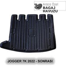 Elorcar Dacıa Jogger 7k 2022 - Sonrası 3D Bagaj Havuzu