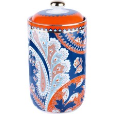 Özbience Renkli Seramik Büyük Kavanoz, Eşyalar Için Şık Saklama Çözümü