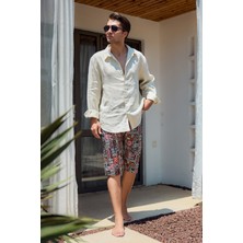 Remsa Mayo Desenli Erkek Şort Kapri Mayo Rks-05 Remsa Mayo