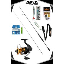 Shimano Fx 3000 Okuma Wave Up 270CM 10-40GR 8 Örgü Spin Olta Seti