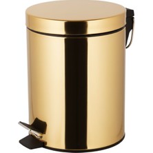 DKR Dekor Banyo - Çöp Kovası 5lt (Gold)