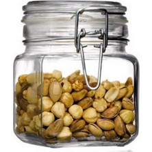 Özbience 6'lı Cam Kapaklı Kelepçeli Kavanoz Seti 740 Cc, Şık ve Pratik Saklama