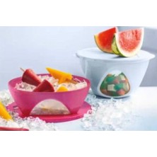 Özbience Renkli Servis Kabı Seti, 2,5 L ve 4,3 L, Şık ve Çok Amaçlı