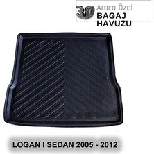 Elorcar Dacıa Logan I Sedan 2005 - 2012 3D Bagaj Havuzu