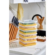 Özbience 6'lı Silikon Tabanlı Derin Dondurucu Saklama Kabı Seti