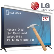 Lg 75QNED93A6A Tv Ekran Koruyucu - Lg 75" Inç 190CM 191 Ekran Qned Tv Koruyucu