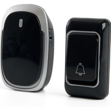 PremiumPort Kablosuz LED Kapı Zili, Uzaktan Kumandalı, Yüksek Ses, Uzun Mesafe