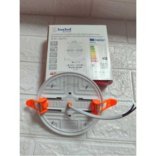 Borsan Ekim Aydınlatma 18 W Ayarlanabilir Yuvarlak Sıva Altı LED Panel Beyaz