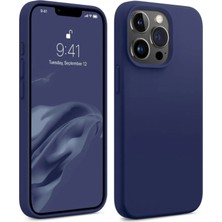 Bix iPhone 14 Pro Silikon Kılıf Magsafe Uyumlu Güçlü Koruma Darbe Emici Küf Menekşesi