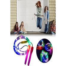 PremiumPort LED Işıklı Atlama Ipi, 3 Metre, Egzersiz ve Antrenman Için Mükemmel Seçim