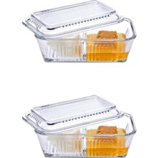 Özbience Çiftli Bölmeli Saklama Kabı, Reçellik ve Kahvaltılık Seti