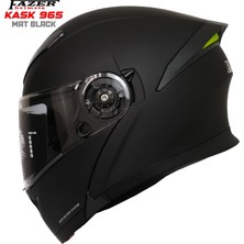 Fazer Çene Açılır Kask 965 Mat Siyah