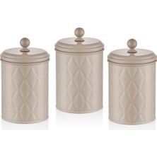 Özbience Prizma 1 Lt Cam Kavanoz, Çay, Şeker ve Kahve Saklama Kabı