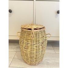 Özbience El Örmesi Hasır Patates Sepeti, Şık ve Doğal Mutfak Aksesuarı