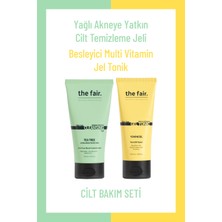 The Fair. Yağlı Akneye Yatkın Cilt Temizleme Jeli 100 ml ve Besleyici Multi Vitamin Jel Tonik 100 ml