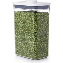 Oxo Pop Container Kapaklı Derin Saklama Kabı 2,6 Litre Beyaz