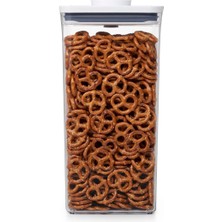 Oxo Pop Container Kapaklı Derin Saklama Kabı 5,6 Litre Beyaz