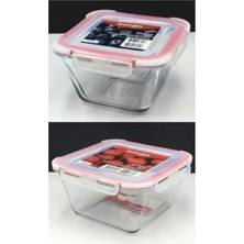 Özbience 2’li Borcam Saklama ve Fırın Kabı Seti, 860 ml ve 2400 ml