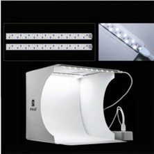 PremiumPort Profesyonel LED Işıklı 6 Arka Fonlu Ürün Fotoğraf Çekim Stüdyosu