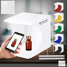 PremiumPort Iki Adet LED Şeritli 23X24CM Çok Fonksiyonlu Fotoğraf Çekim Kutusu