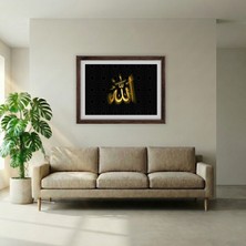 Omsa Grup IS16 - ''allah'' Yazılı Camlı ve Çerçeveli Tablolar
