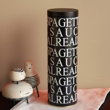 Sarkap Home Less Seri Spaghetti Metal Saklama Kutusu - Siyah