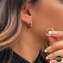 En Gümüş Klasik Halka Küpe