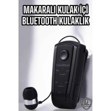 Makaralı Bluetooth Kulaklık Çağrı Cevaplama Kablolu Uzun Pil Ömrü