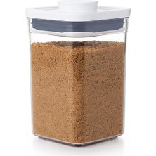 Oxo Pop Container Kapaklı Derin Saklama Kabı 1.1 Litre  Beyaz